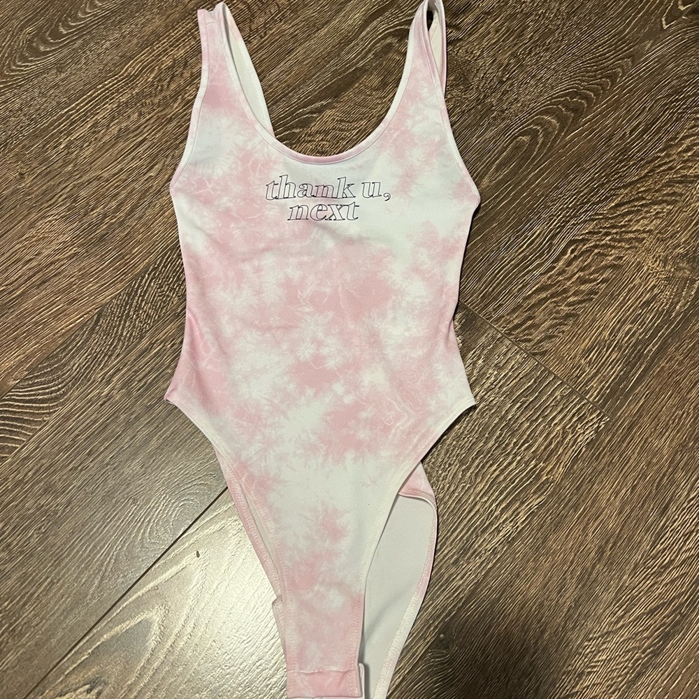 Thank u next one piece/bodysuit/swimsuit